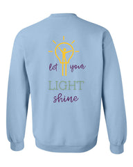 Let Your Light Shine Unisex Heavy Blend Crewneck Sweatshirt
