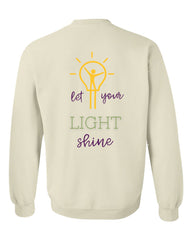 Let Your Light Shine Unisex Heavy Blend Crewneck Sweatshirt
