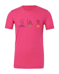 Shape, Build, Sip Unisex Jersey Short Sleeve Tee