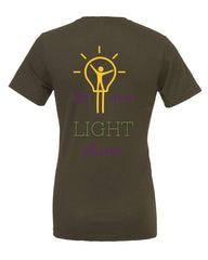 Let Your Light Shine Unisex Jersey Short Sleeve Tee