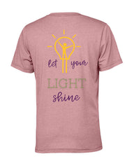 Let Your Light Shine Unisex Jersey Short Sleeve Tee