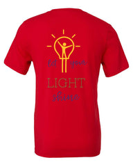 Let Your Light Shine Unisex Jersey Short Sleeve Tee