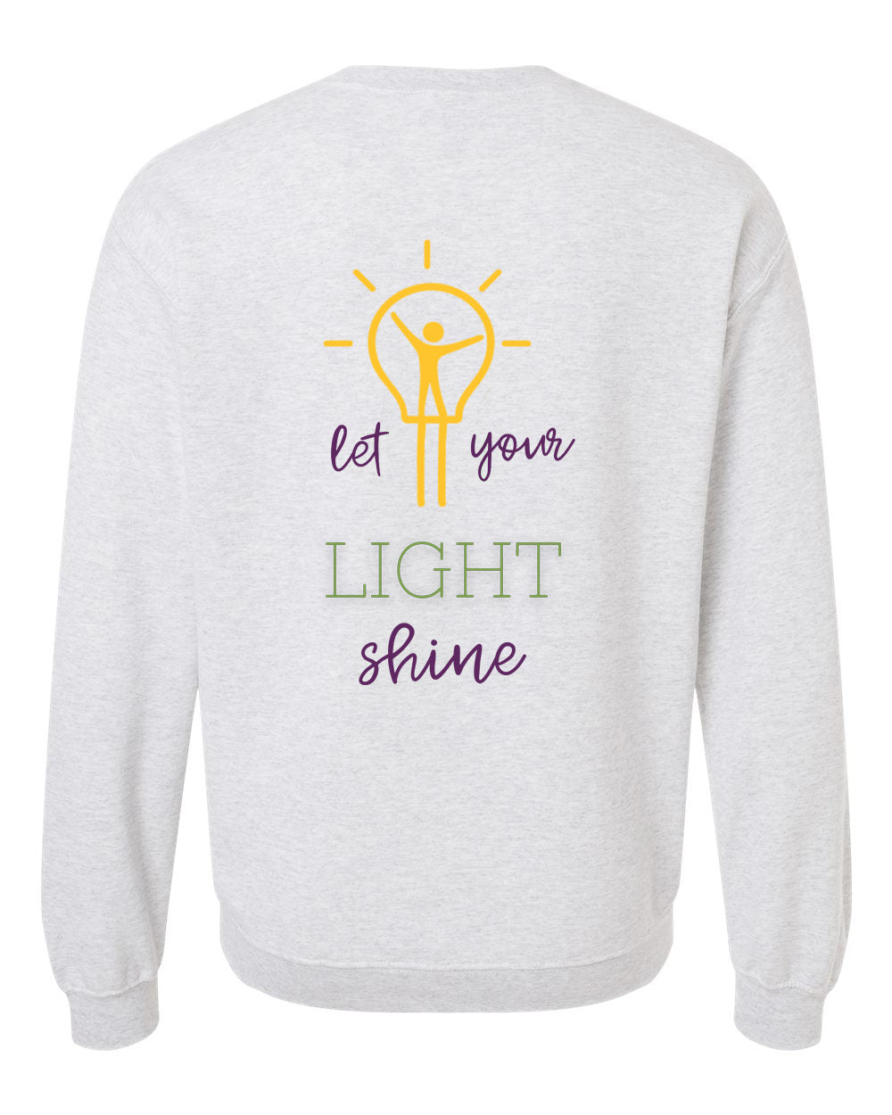 Let Your Light Shine Unisex Heavy Blend Crewneck Sweatshirt