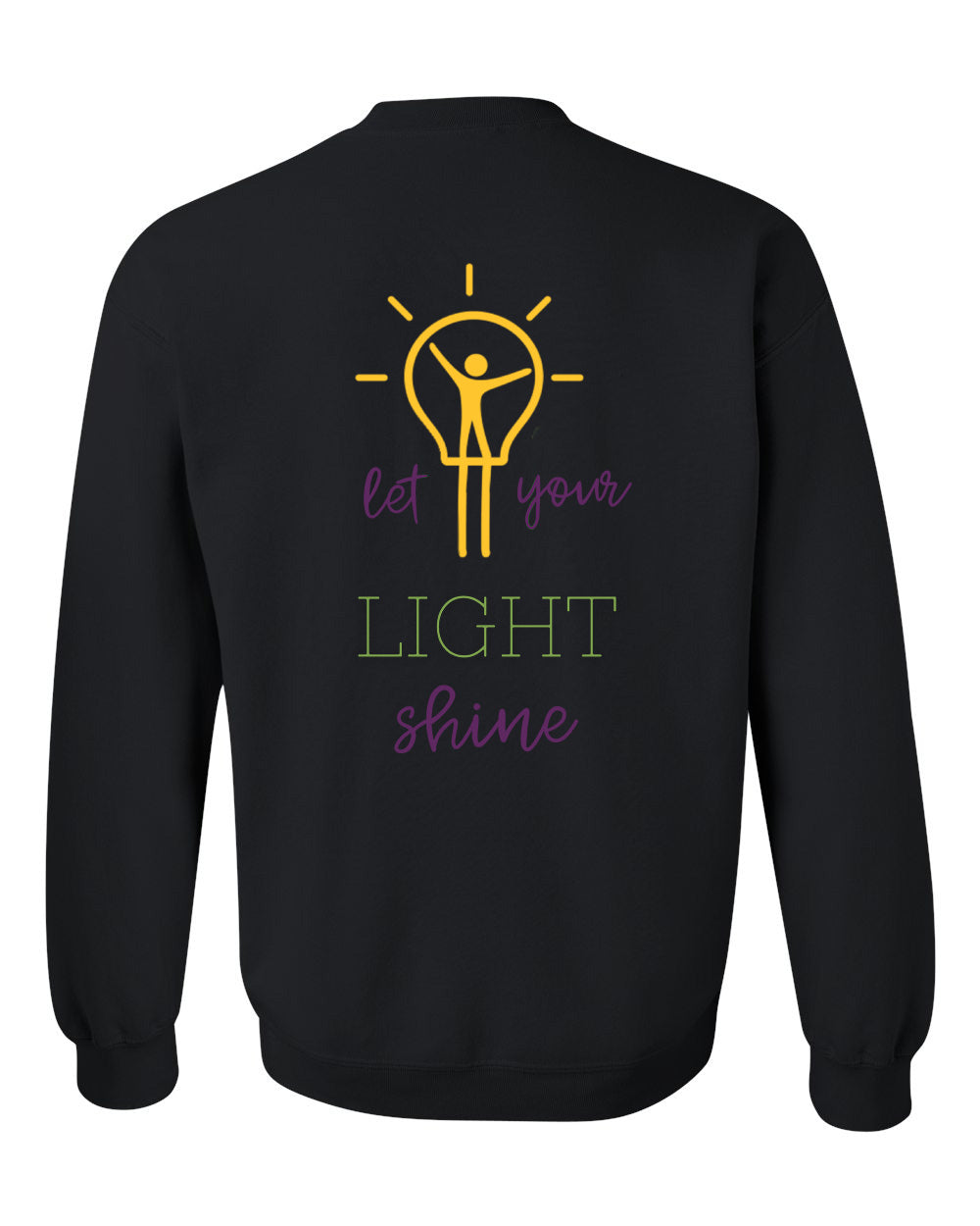 Let Your Light Shine Unisex Heavy Blend Crewneck Sweatshirt