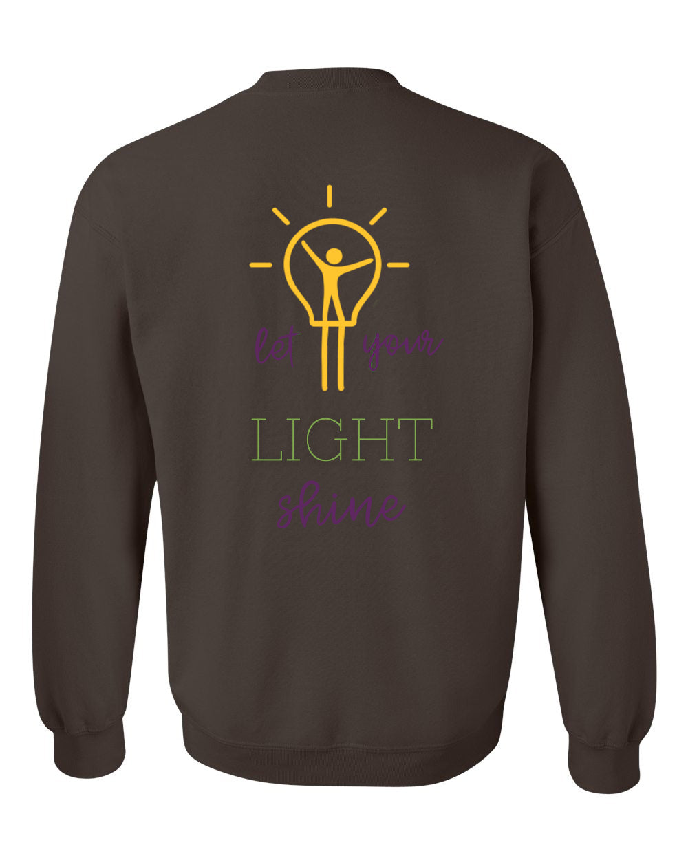 Let Your Light Shine Unisex Heavy Blend Crewneck Sweatshirt