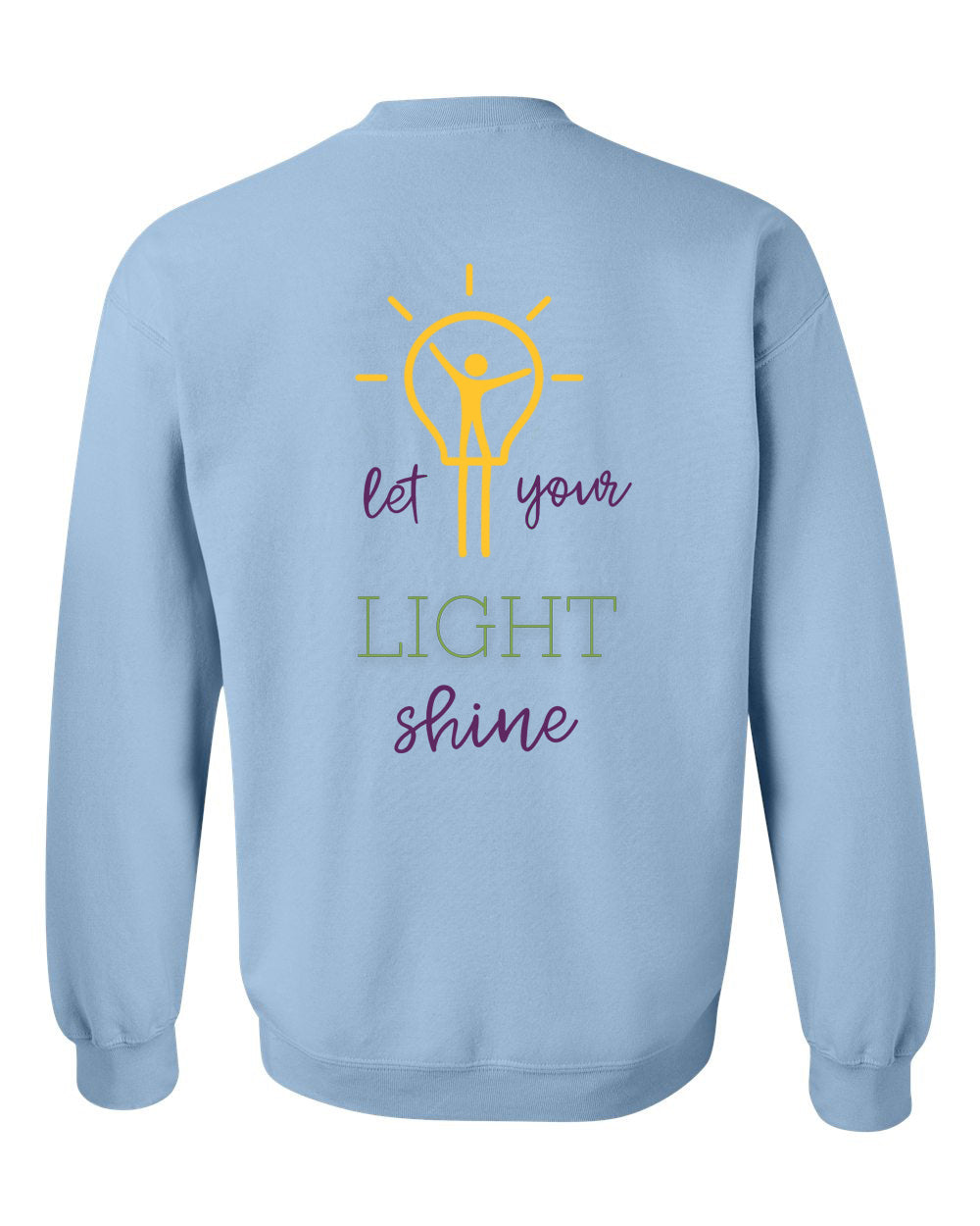 Let Your Light Shine Unisex Heavy Blend Crewneck Sweatshirt