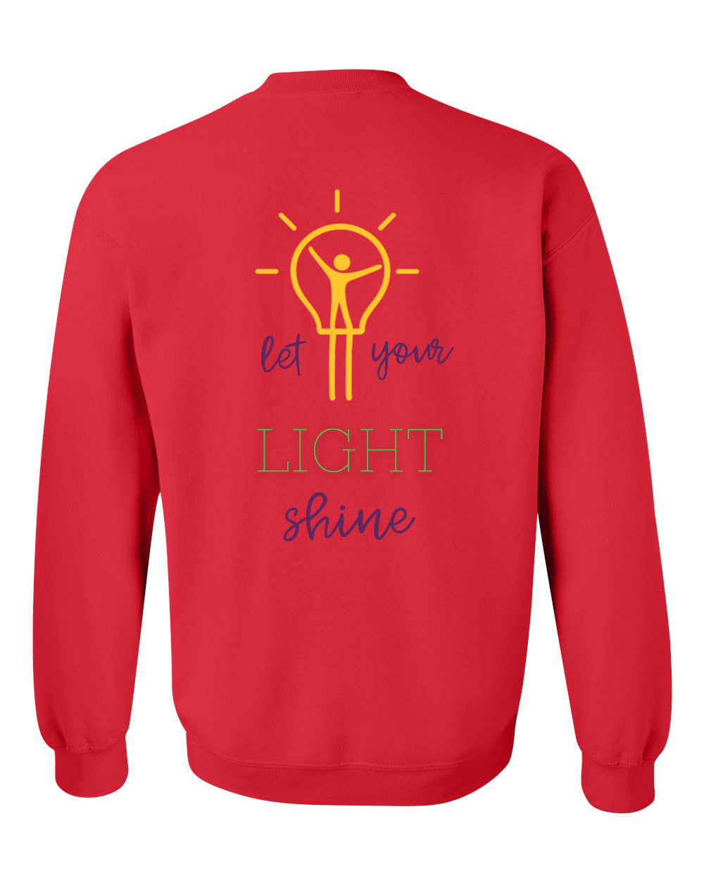 Let Your Light Shine Unisex Heavy Blend Crewneck Sweatshirt