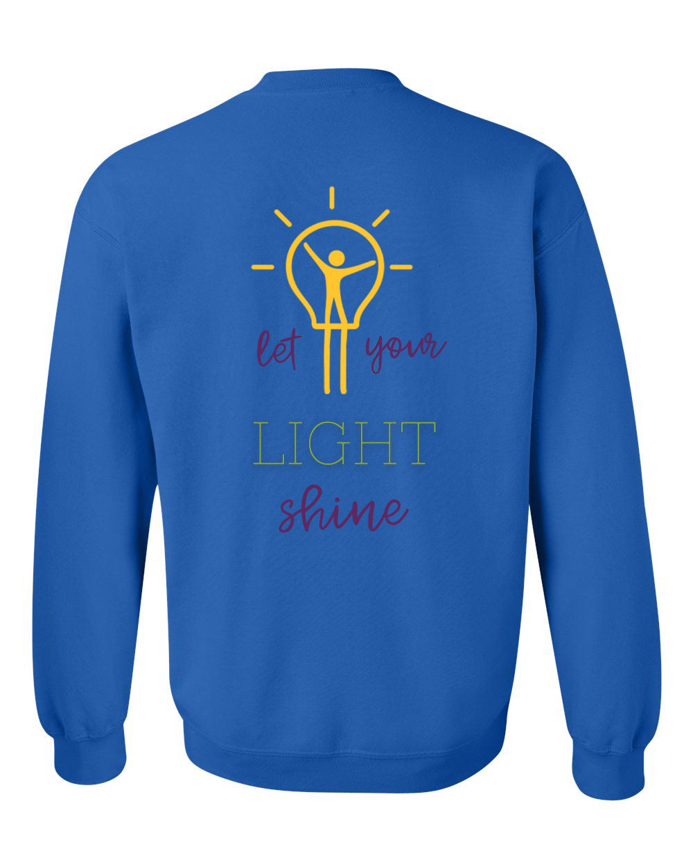 Let Your Light Shine Unisex Heavy Blend Crewneck Sweatshirt