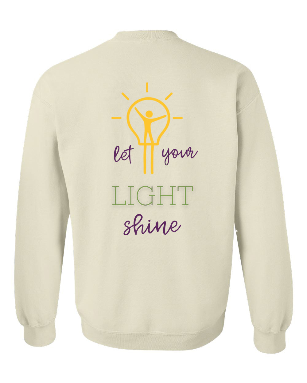 Let Your Light Shine Unisex Heavy Blend Crewneck Sweatshirt