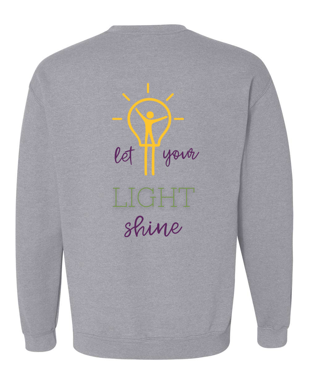 Let Your Light Shine Unisex Heavy Blend Crewneck Sweatshirt