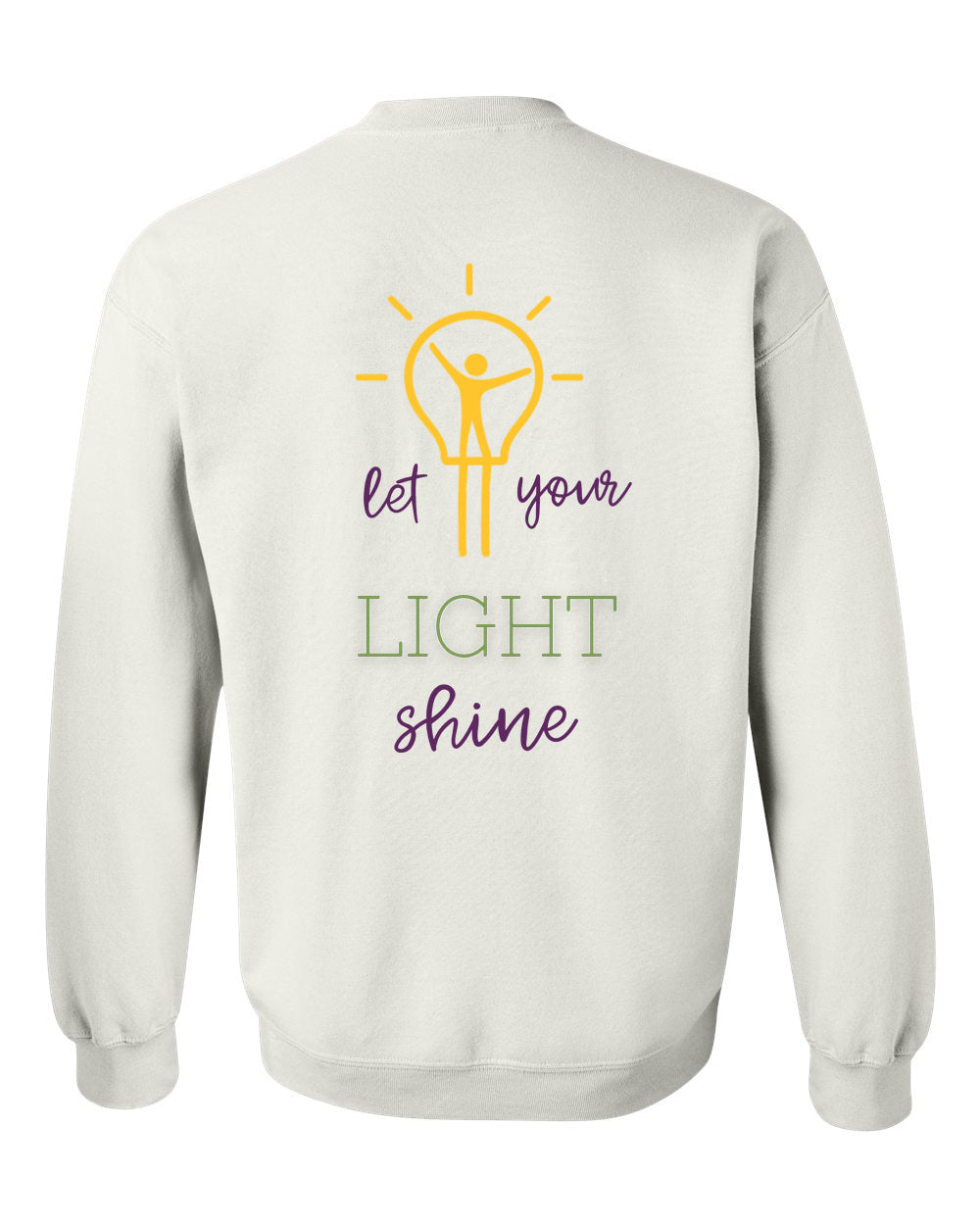 Let Your Light Shine Unisex Heavy Blend Crewneck Sweatshirt