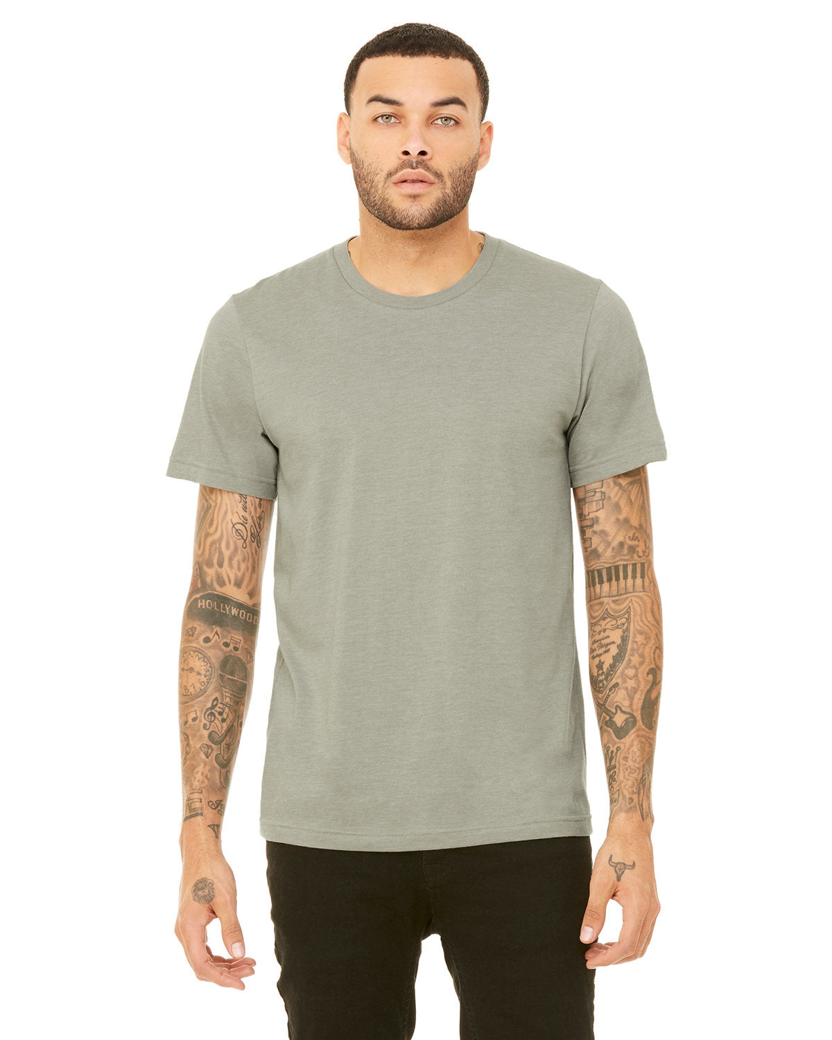 BELLA + CANVAS 3001CVC CVC Jersey Tee (HEATHER STONE)