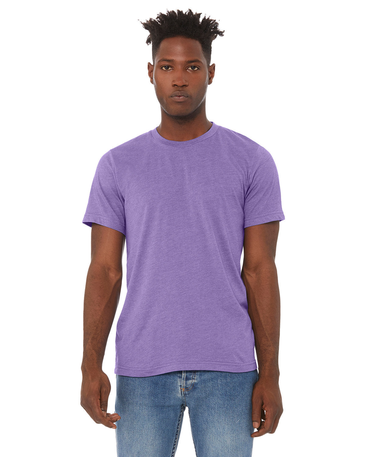 BELLA + CANVAS 3001CVC CVC Jersey Tee (HEATHER LAPIS)