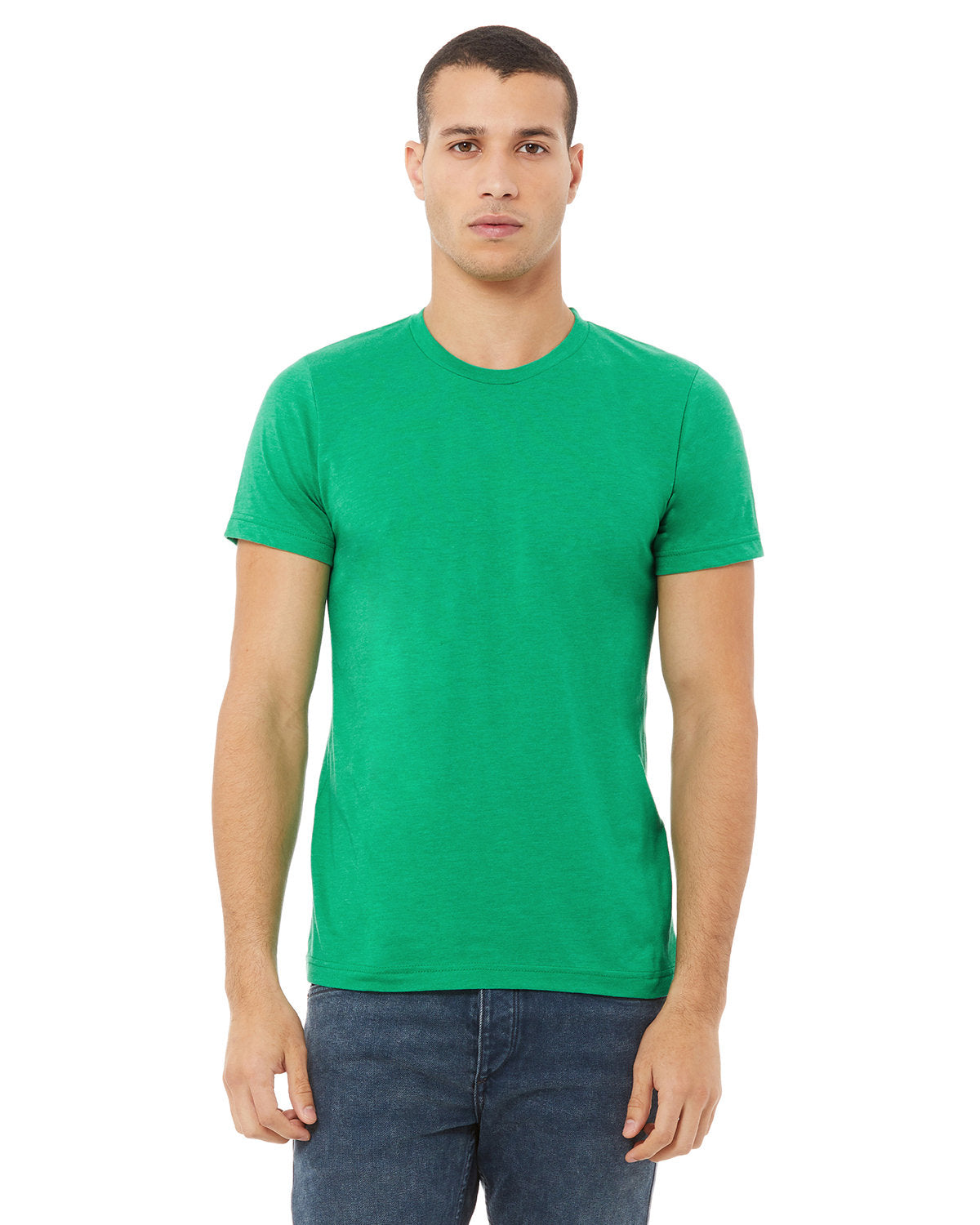BELLA + CANVAS 3001CVC CVC Jersey Tee (HEATHER KELLY)
