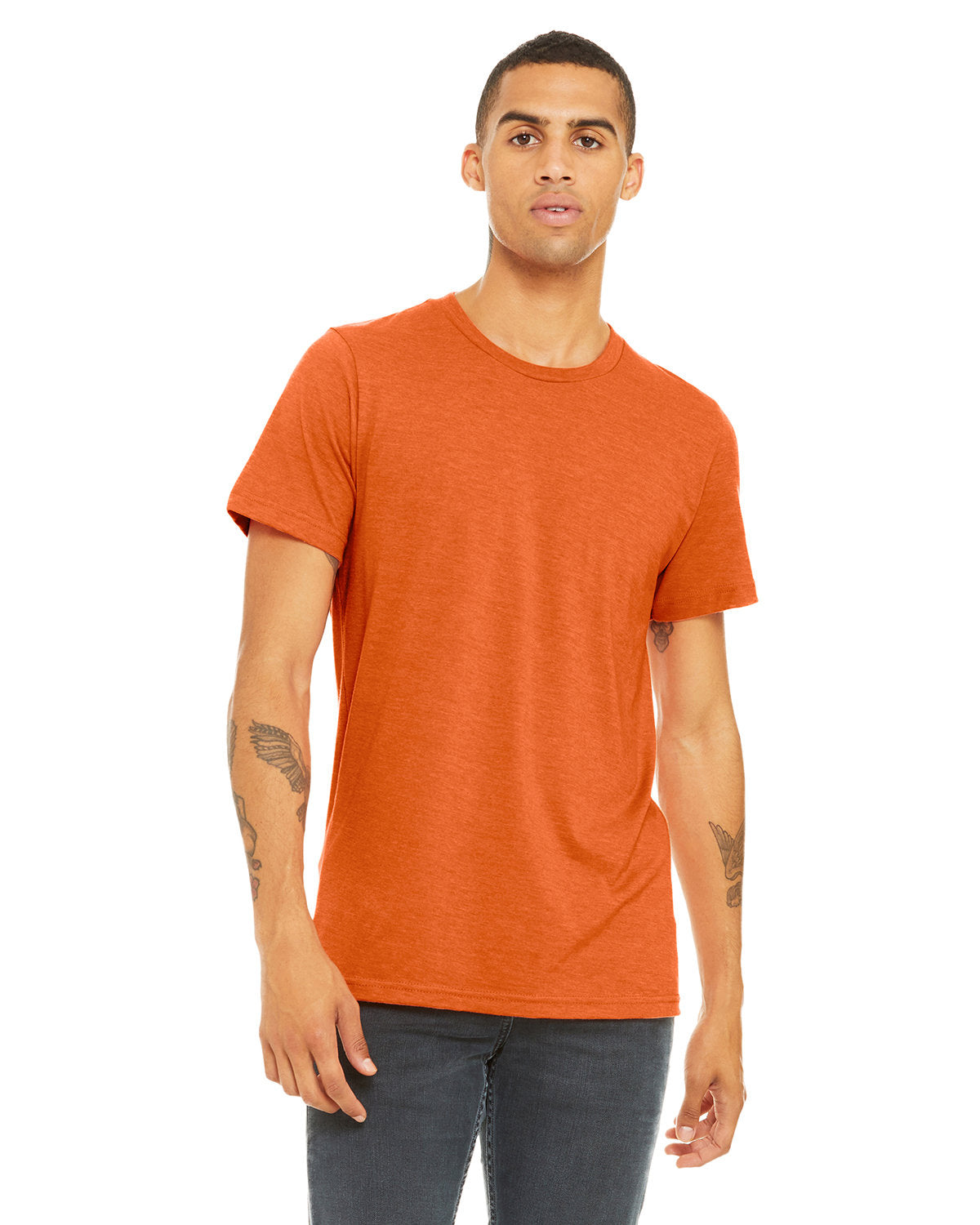 BELLA + CANVAS 3001CVC CVC Jersey Tee (HEATHER ORANGE)