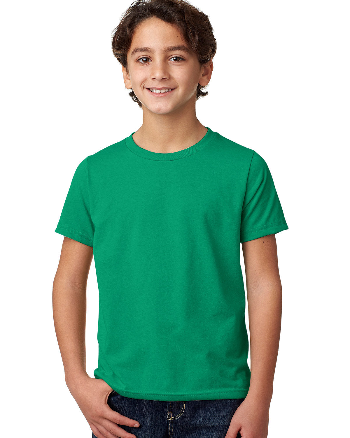 Next Level 3312 Youth CVC T-Shirt (KELLY GREEN)