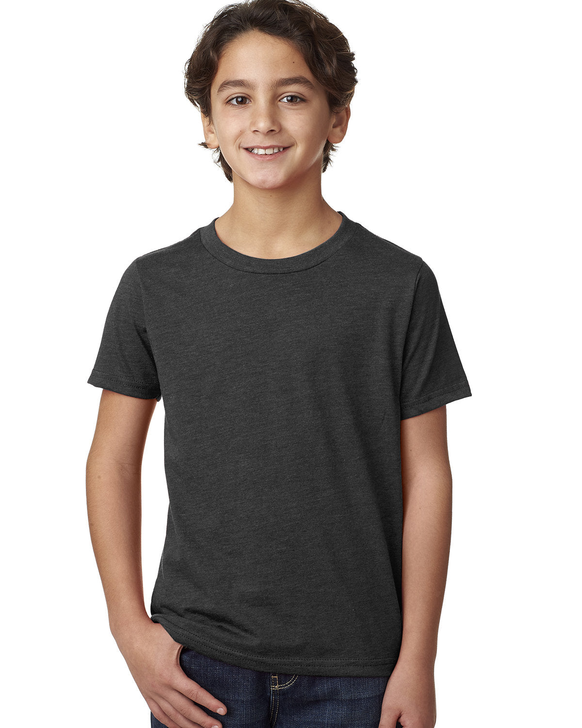 Next Level 3312 Youth CVC T-Shirt (CHARCOAL)