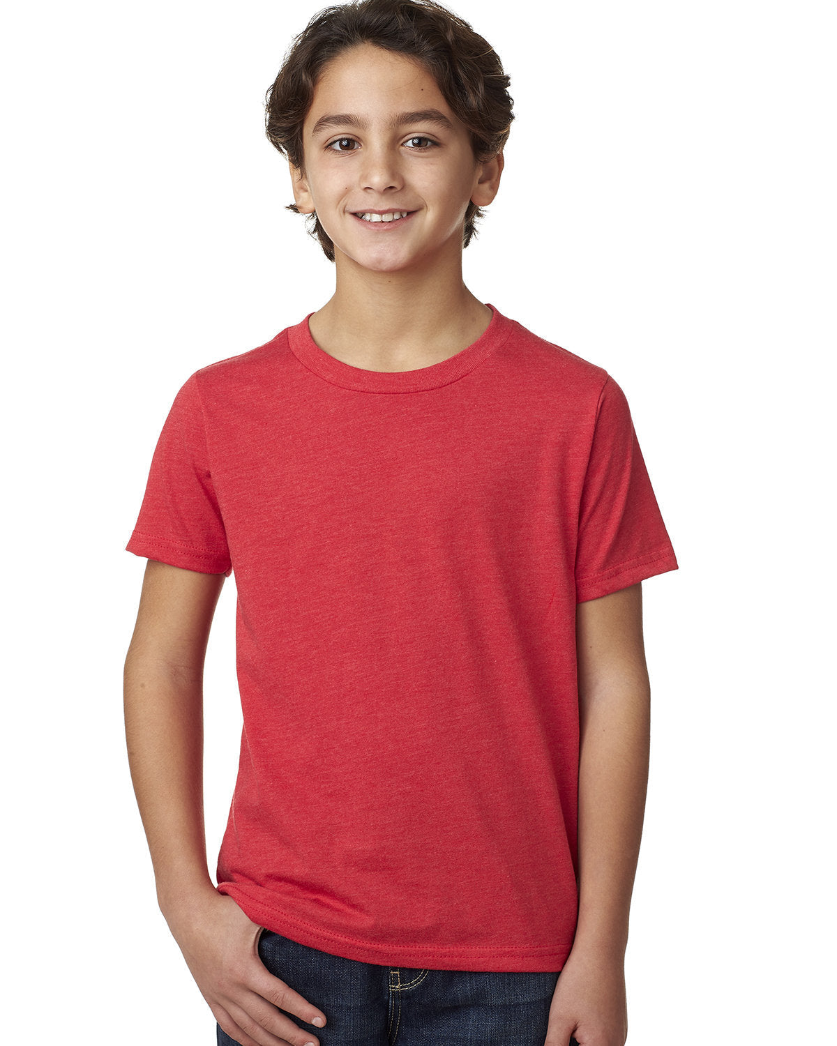 Next Level 3312 Youth CVC T-Shirt (RED)