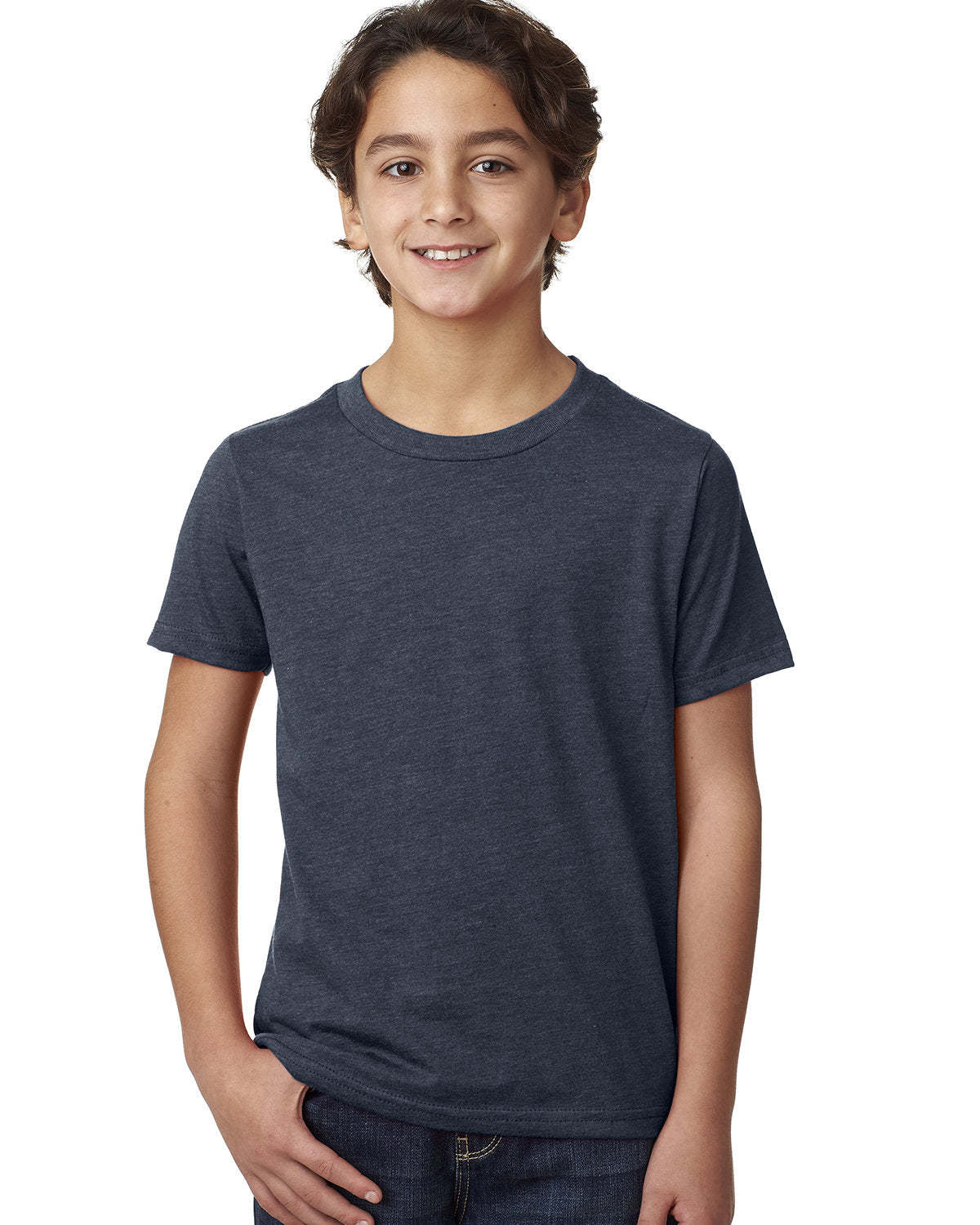 Next Level 3312 Youth CVC T-Shirt (MIDNIGHT NAVY)