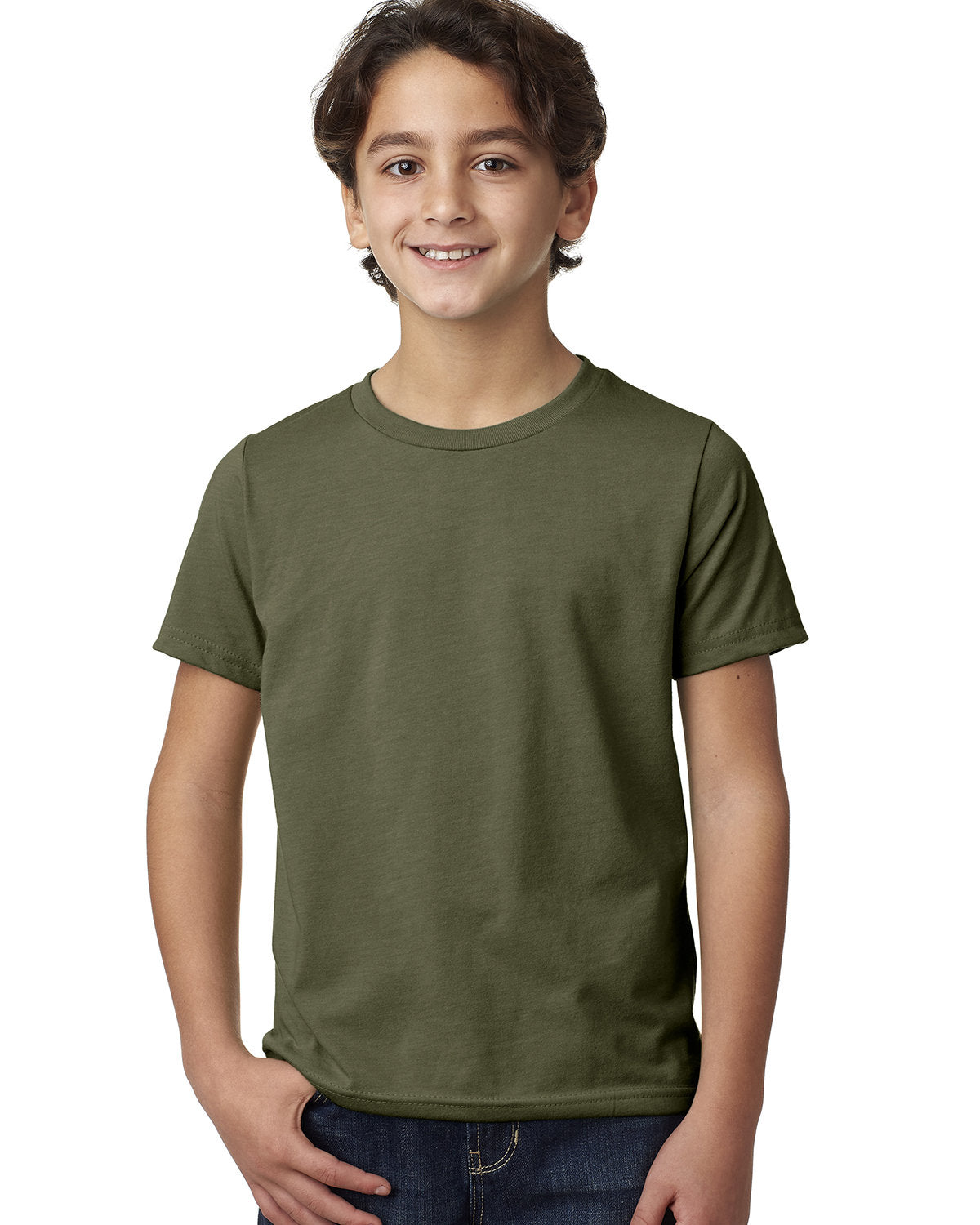 Next Level 3312 Youth CVC T-Shirt (MILITARY GREEN)