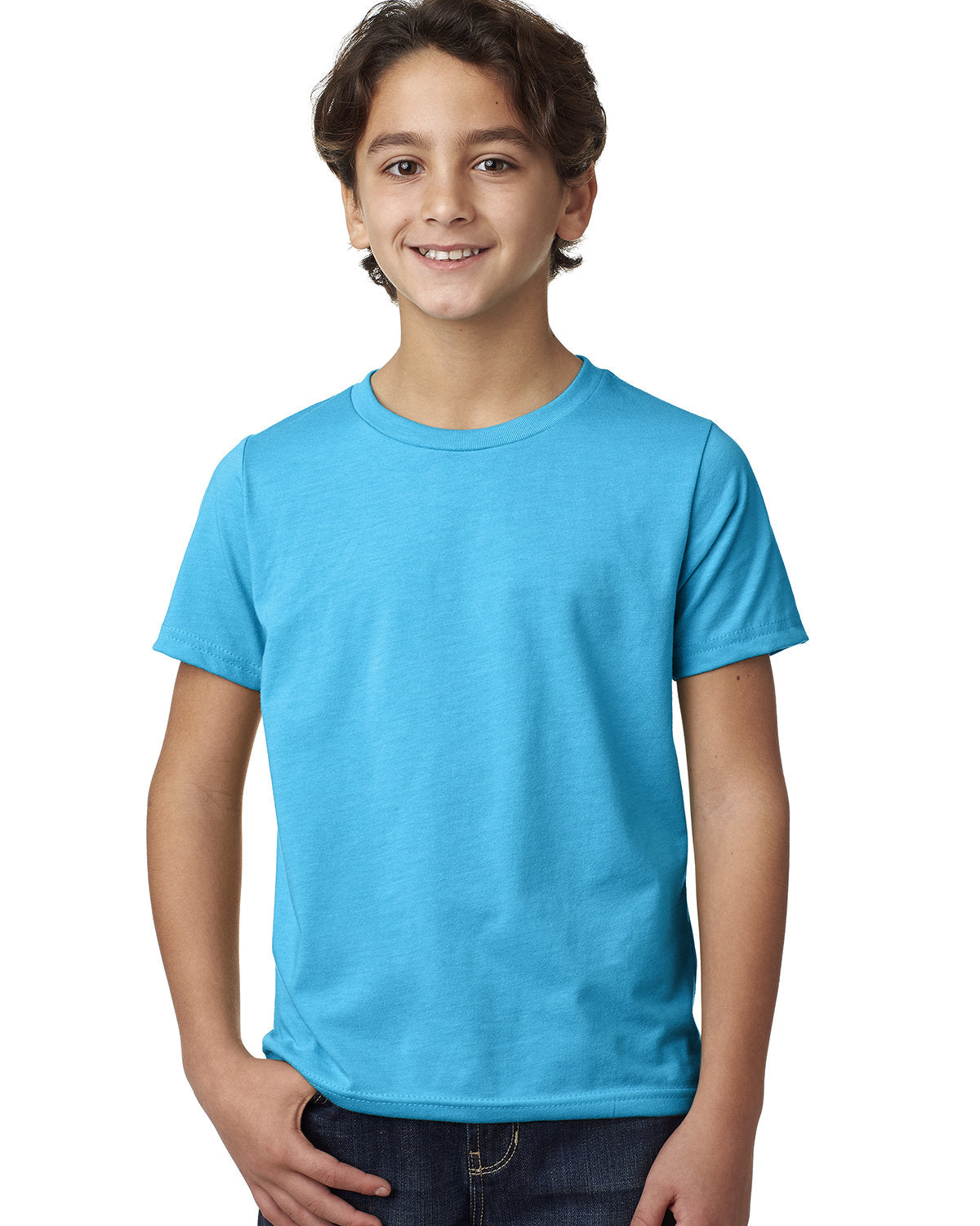 Next Level 3312 Youth CVC T-Shirt (TURQUOISE)
