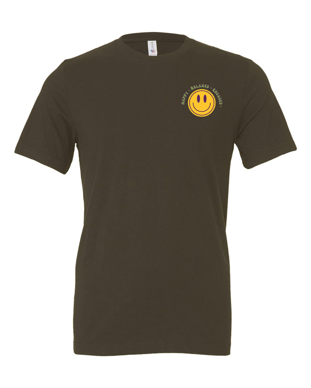 Happy, Relaxed Engaged Unisex Jersey Short Sleeve Tee