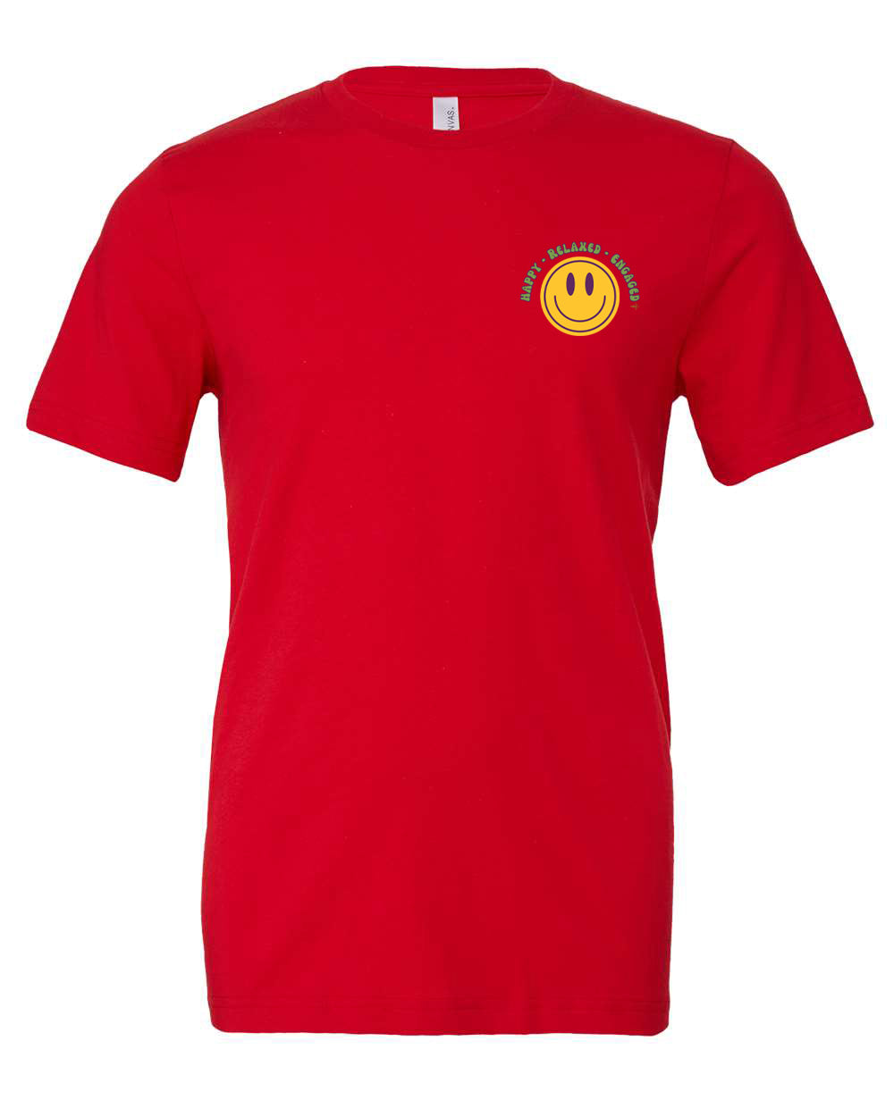 Happy, Relaxed Engaged Unisex Jersey Short Sleeve Tee