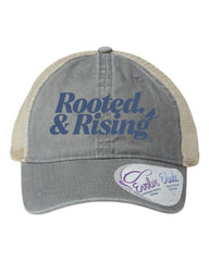 Ponytail Hat - Rooted & Rising (GRAY)