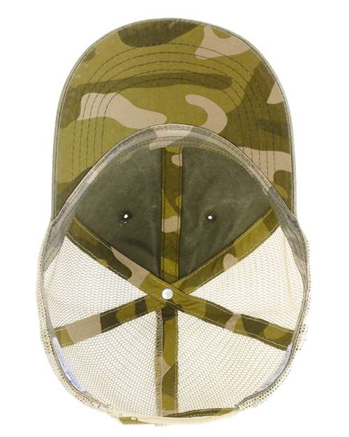 Ponytail Hat - Light Woman (OLIVE)