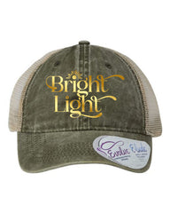 Ponytail Hat - Bright Light (OLIVE)