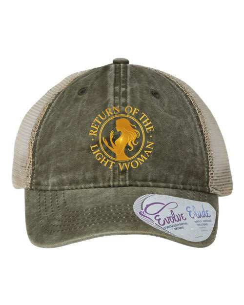 Ponytail Hat - Light Woman (OLIVE)