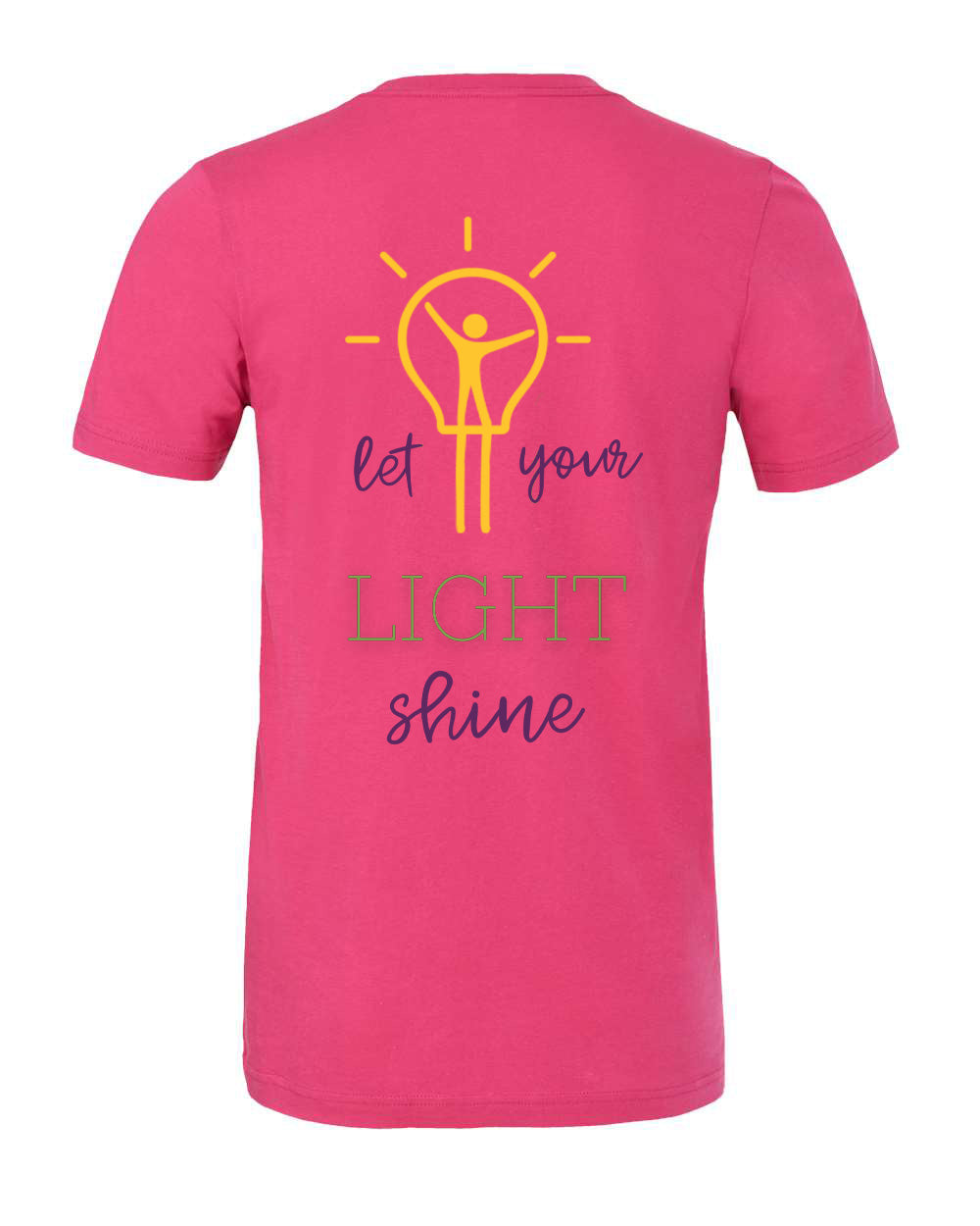Let Your Light Shine Unisex Jersey Short Sleeve Tee