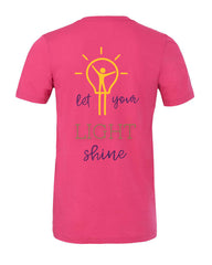 Let Your Light Shine Unisex Jersey Short Sleeve Tee