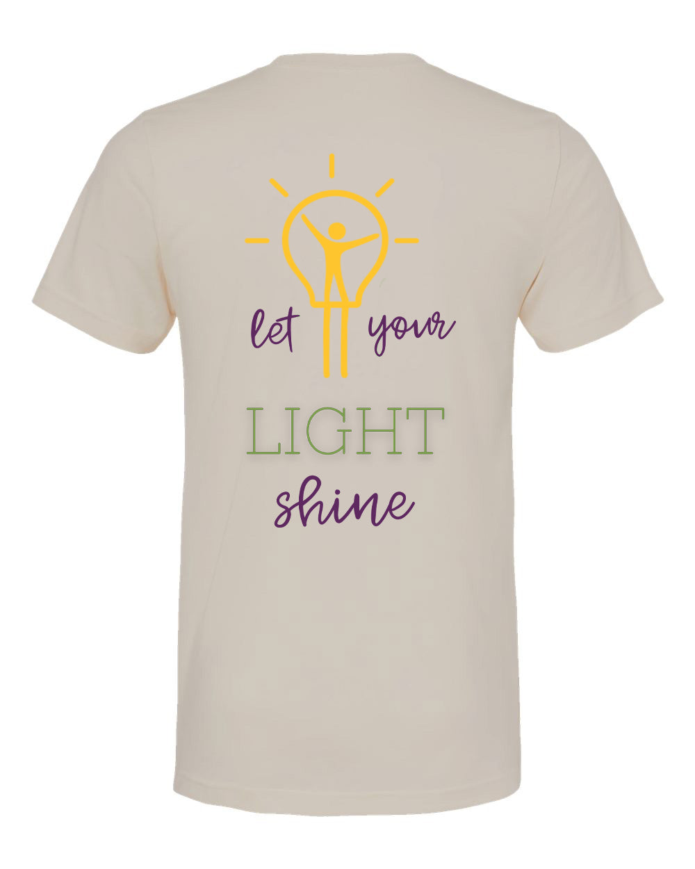 Let Your Light Shine Unisex Jersey Short Sleeve Tee