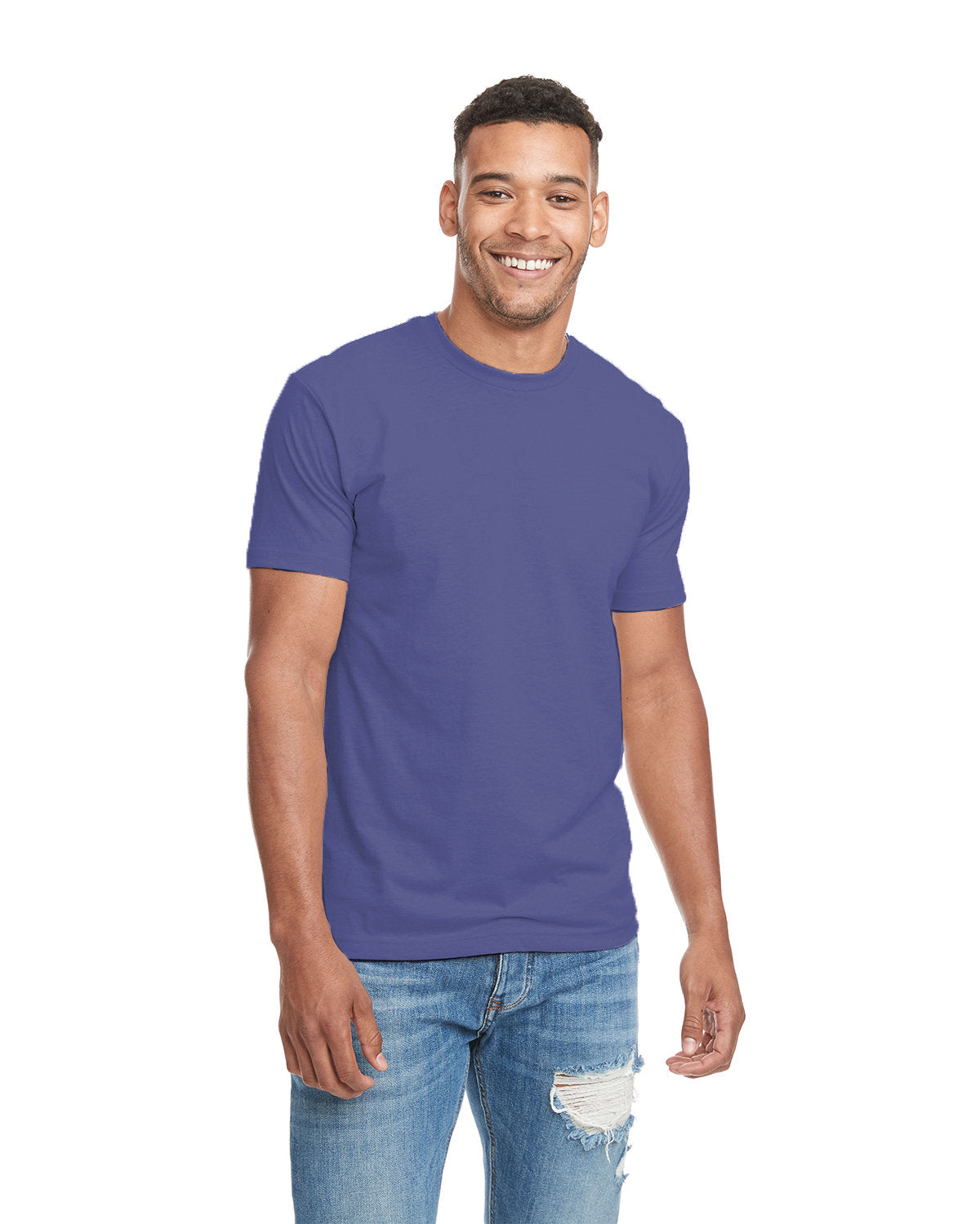 Next Level 6210 CVC T-Shirt (HEATHER COOL BLU)