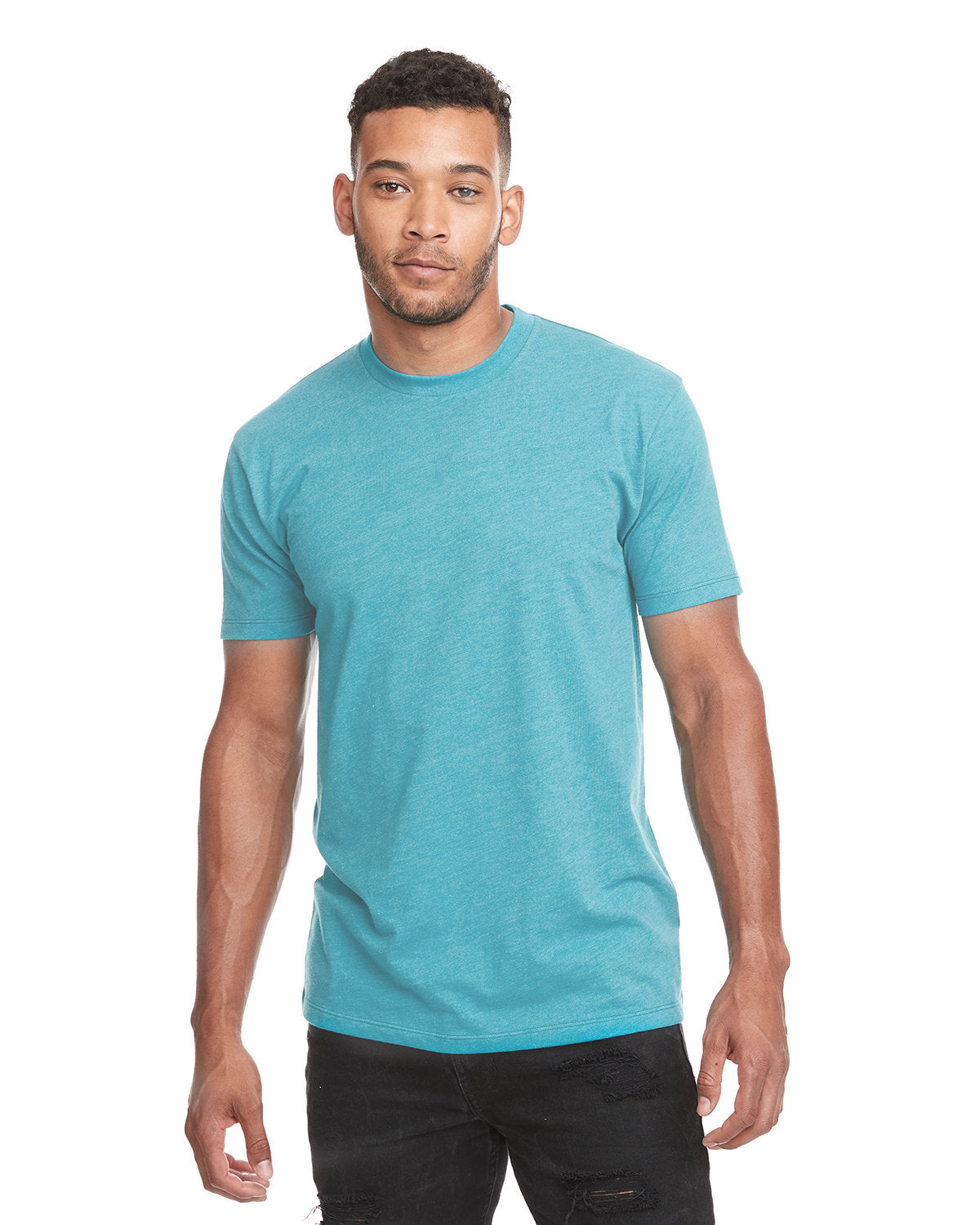 Next Level 6210 CVC T-Shirt (HTHR COLUM BLUE)