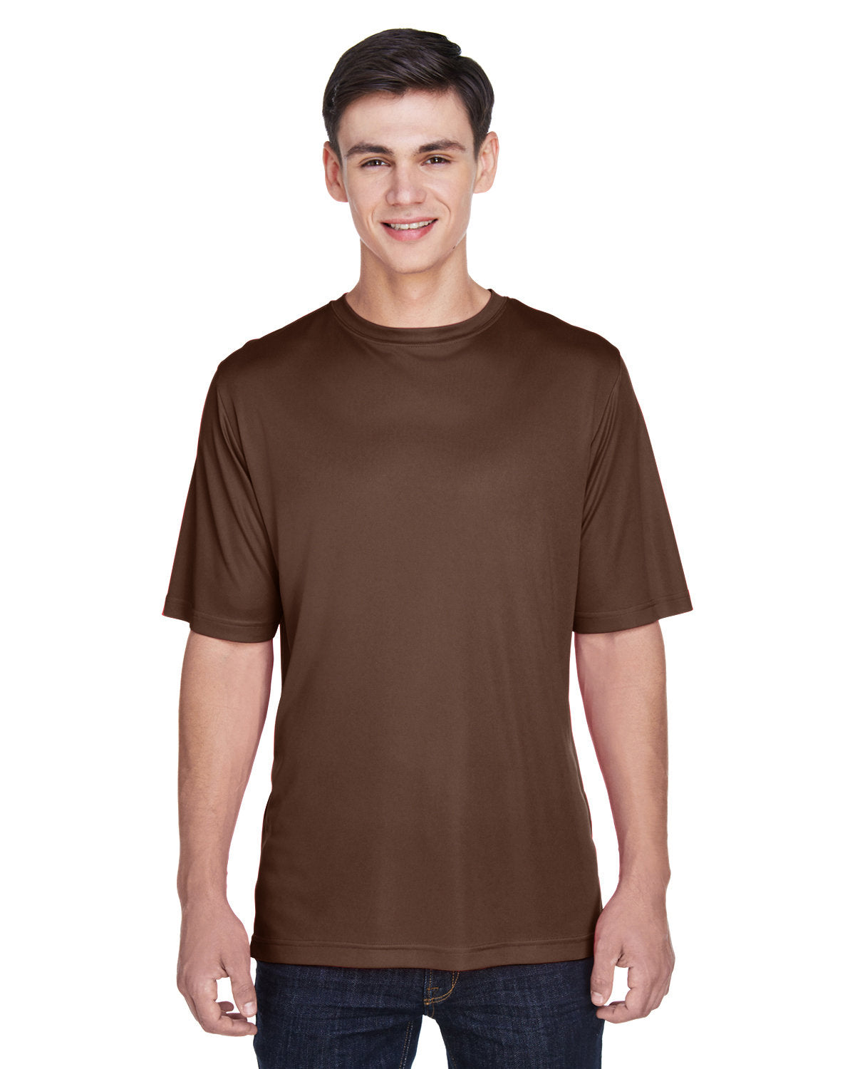 Team 365 TT11 Zone Performance T-Shirt (SPORT DARK BROWN)