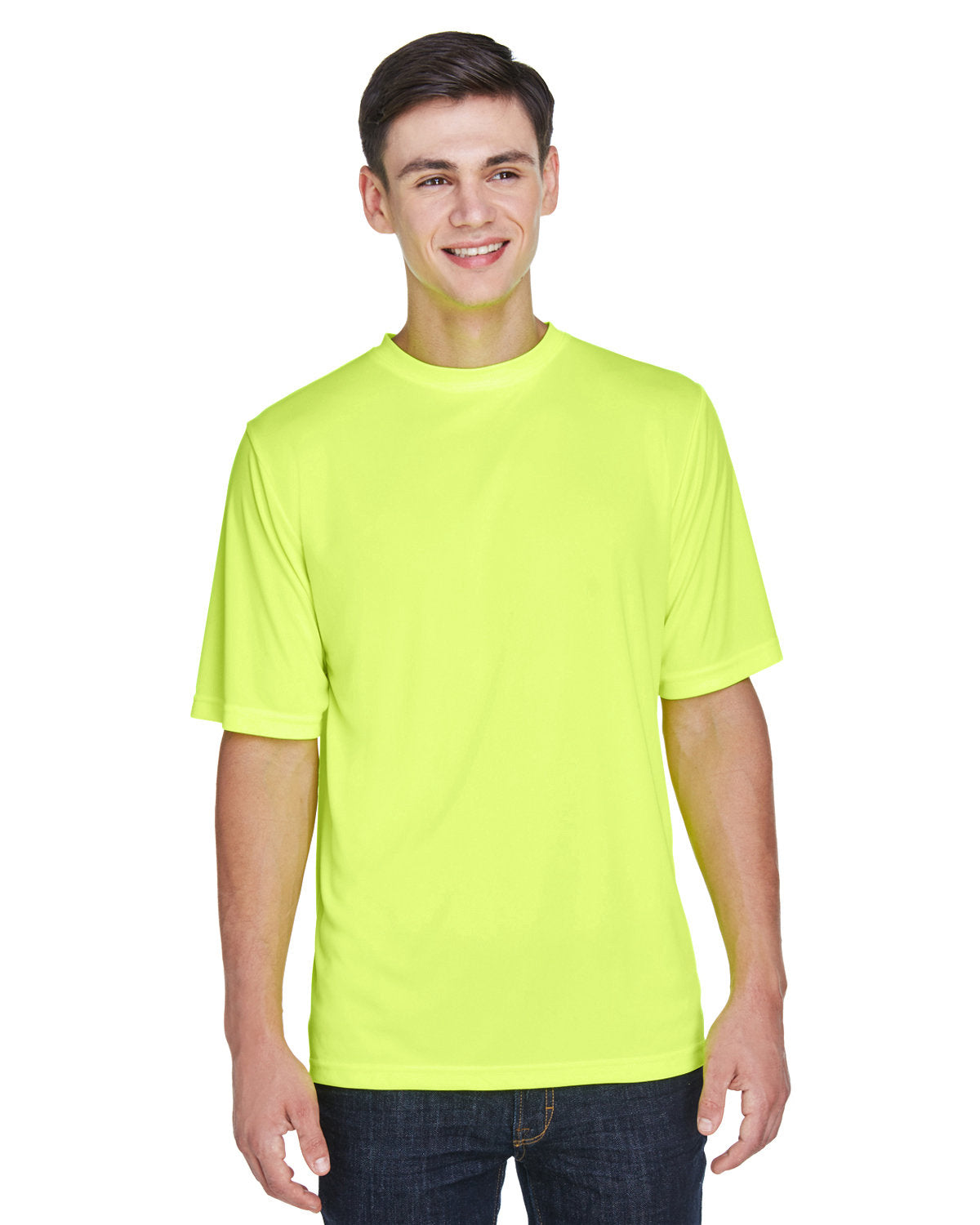 Team 365 TT11 Zone Performance T-Shirt (SAFETY YELLOW)