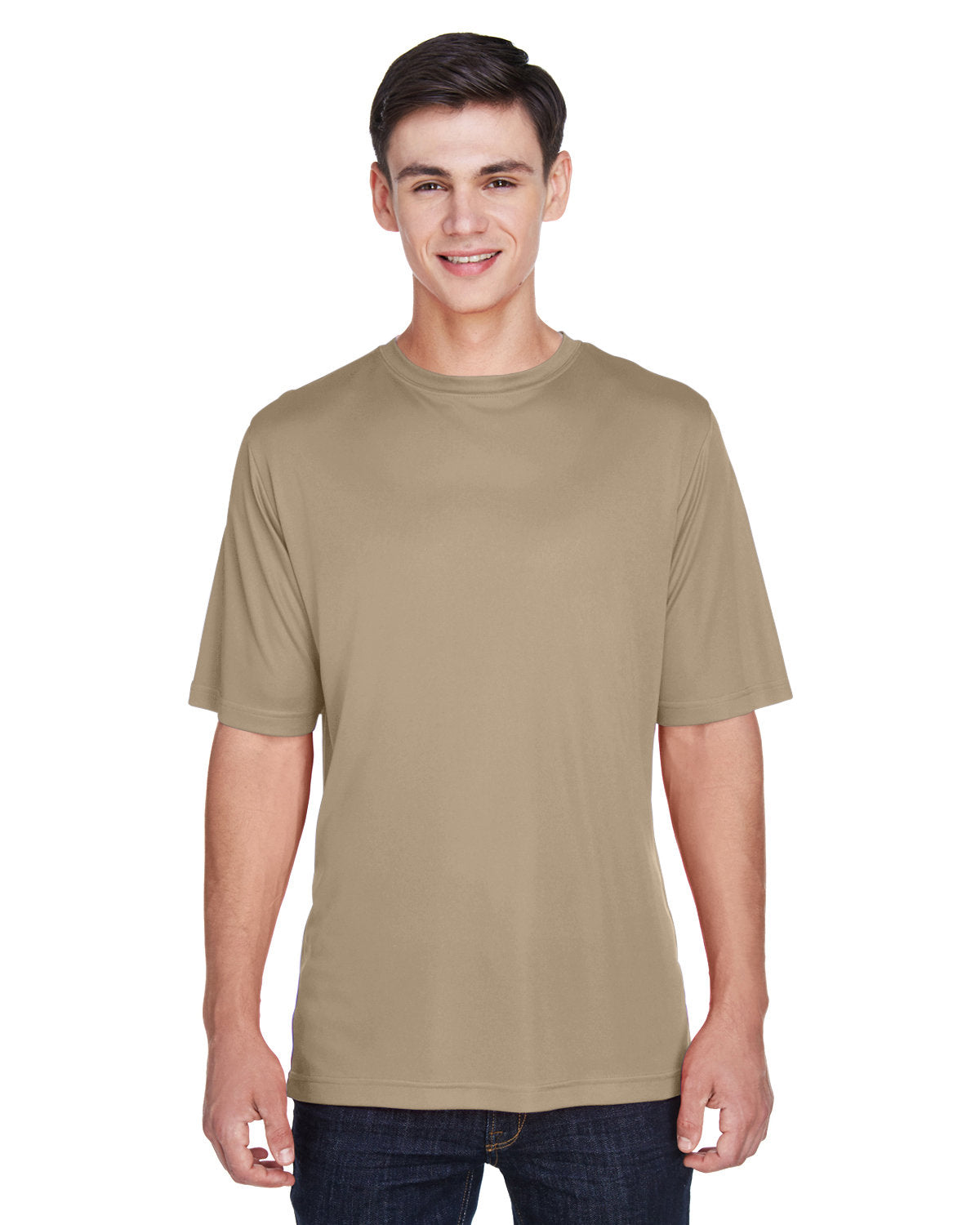 Team 365 TT11 Zone Performance T-Shirt (DESERT KHAKI)