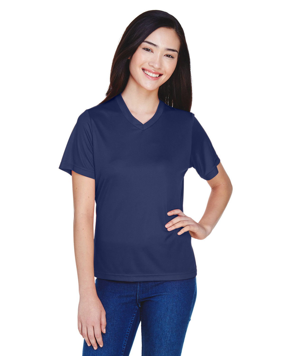 Team 365 TT11W Women's Zone Performance T-Shirt (SPORT DARK NAVY)