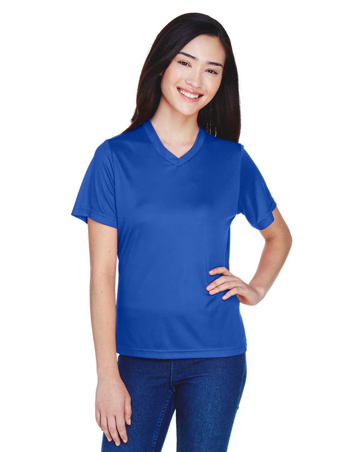 Team 365 TT11W Women's Zone Performance T-Shirt (SPORT ROYAL)