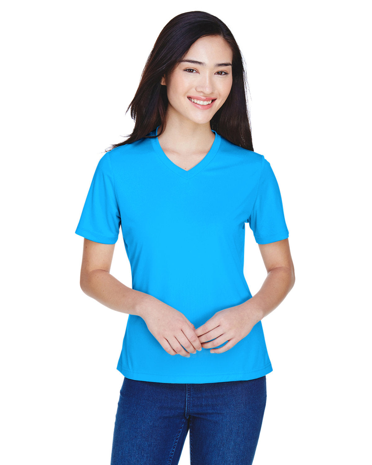 Team 365 TT11W Women's Zone Performance T-Shirt (ELECTRIC BLUE)