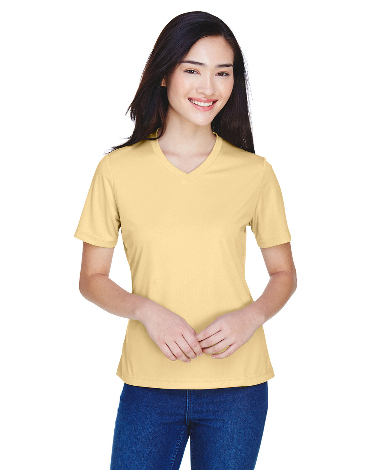 Team 365 TT11W Women's Zone Performance T-Shirt (SPORT VEGAS GOLD)