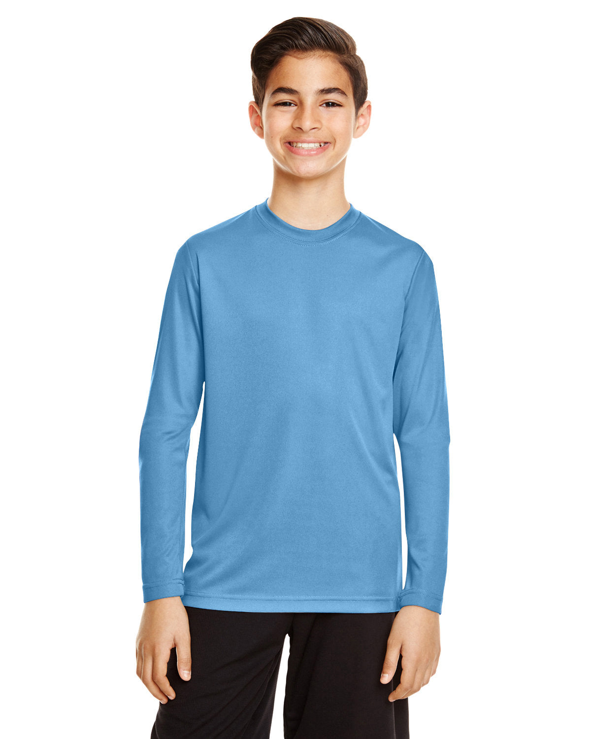 Team 365 TT11YL Youth Zone Performance Long Sleeve T-Shirt (SPORT LIGHT BLUE)
